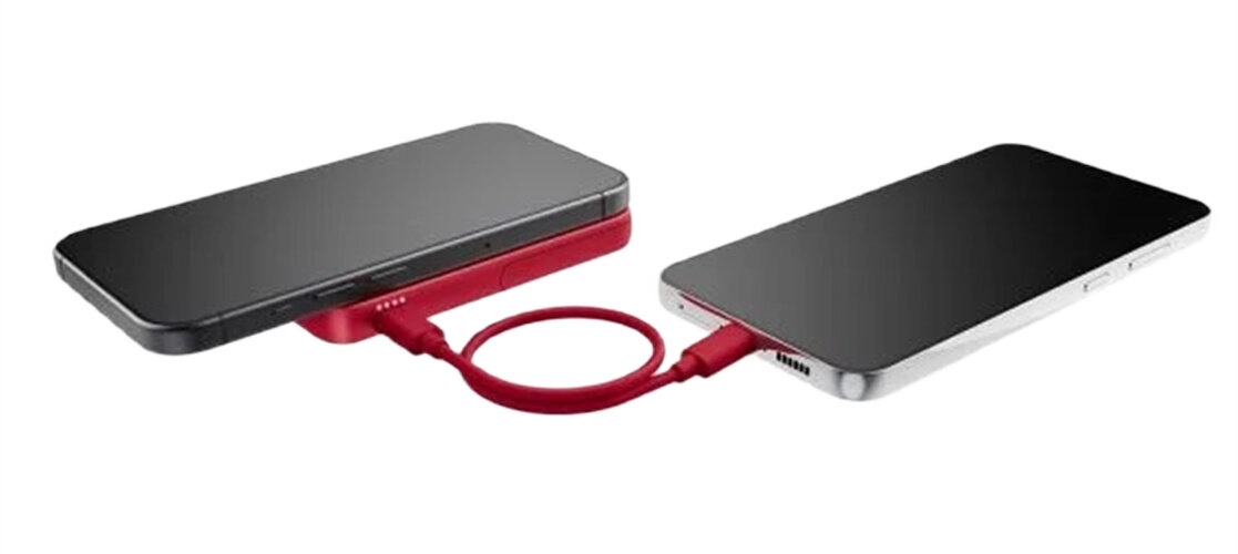 Powerbank Fresh 'n Rebel 2PBM5000BR Magnetic Wireless 5000mAh MagSafe 7,5W Berry Red