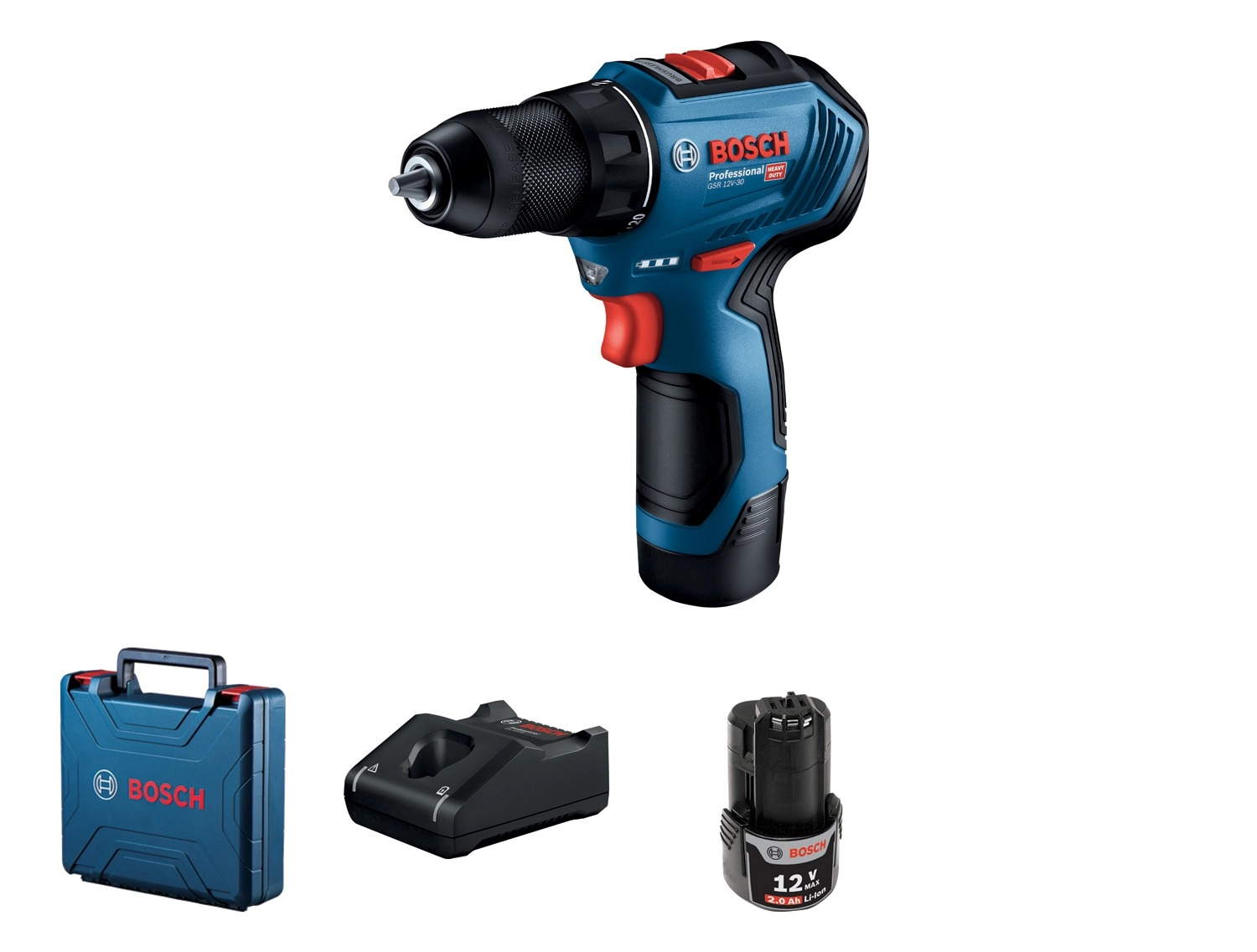 Wiertarko-wkrętarka Bosch Professional GSR 12V-30 0 601 9G9 000