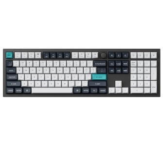 Klawiatura mechaniczna Keychron Q6 Max QMK/VIA Gateron Jupiter Banana Szaro-czarny