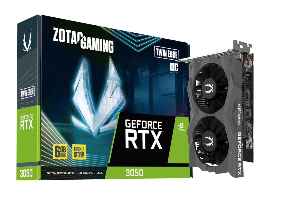 Karta graficzna Zotac GeForce RTX 3050 Twin Edge OC 6GB GDDR6 96bit DLSS