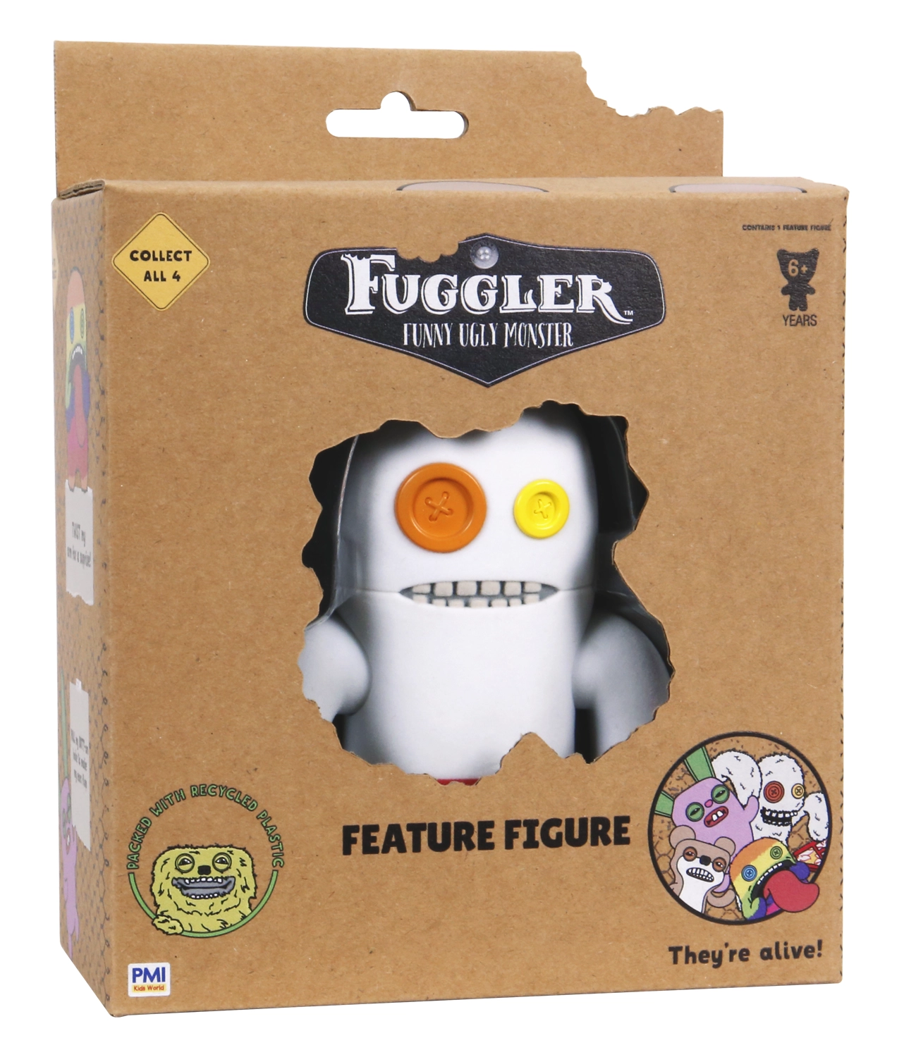 Figurka PMI Kids World Fuggler S1 Feature Figures 11,5cm - Sasquoosh White