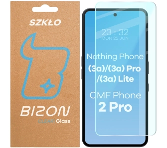 Szkło hartowane Bizon Clear 2 do Nothing Phone 3a /3a Pro/3a Lite/CMF Phone 2 Pro