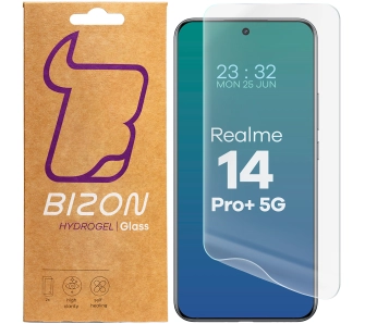 Folia hydrożelowa Bizon na ekran Hydrogel Front do Realme 14 Pro+ 5G 2 sztuki