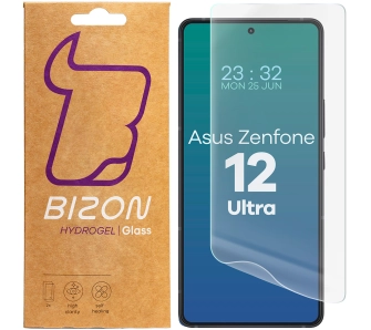 Folia hydrożelowa Bizon na ekran Hydrogel Front do Asus Zenfone 12 Ultra 2 sztuki