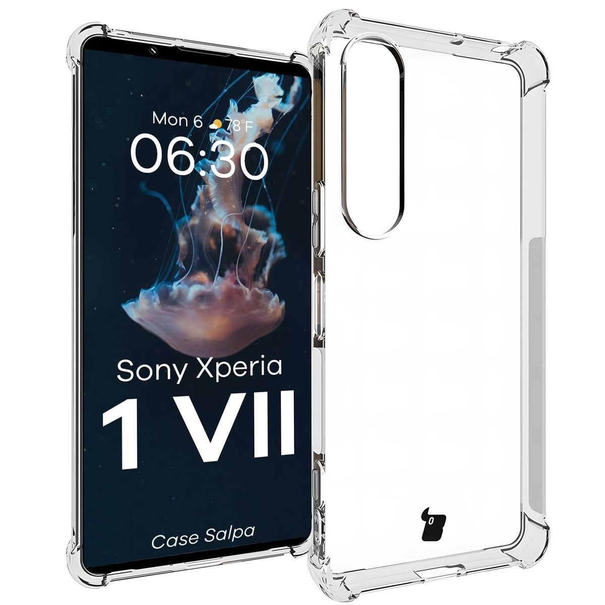 Etui Bizon Salpa do Sony Xperia 1 VII Przezroczysty