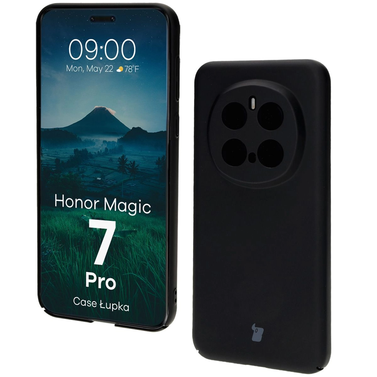 Etui Bizon Łupka do Honor Magic7 Pro Czarny