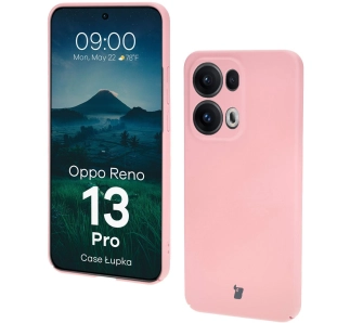 Etui Bizon Łupka do Oppo Reno13 Pro Różowy