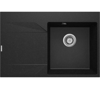 Zlewozmywak Deante Evora ZQJ_211L Granitowy Grafitowy