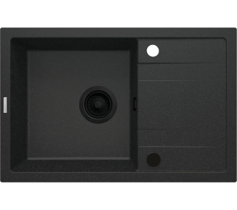 Zlewozmywak Deante Corio ZRC_G113 Granitowy Grafitowy metalik