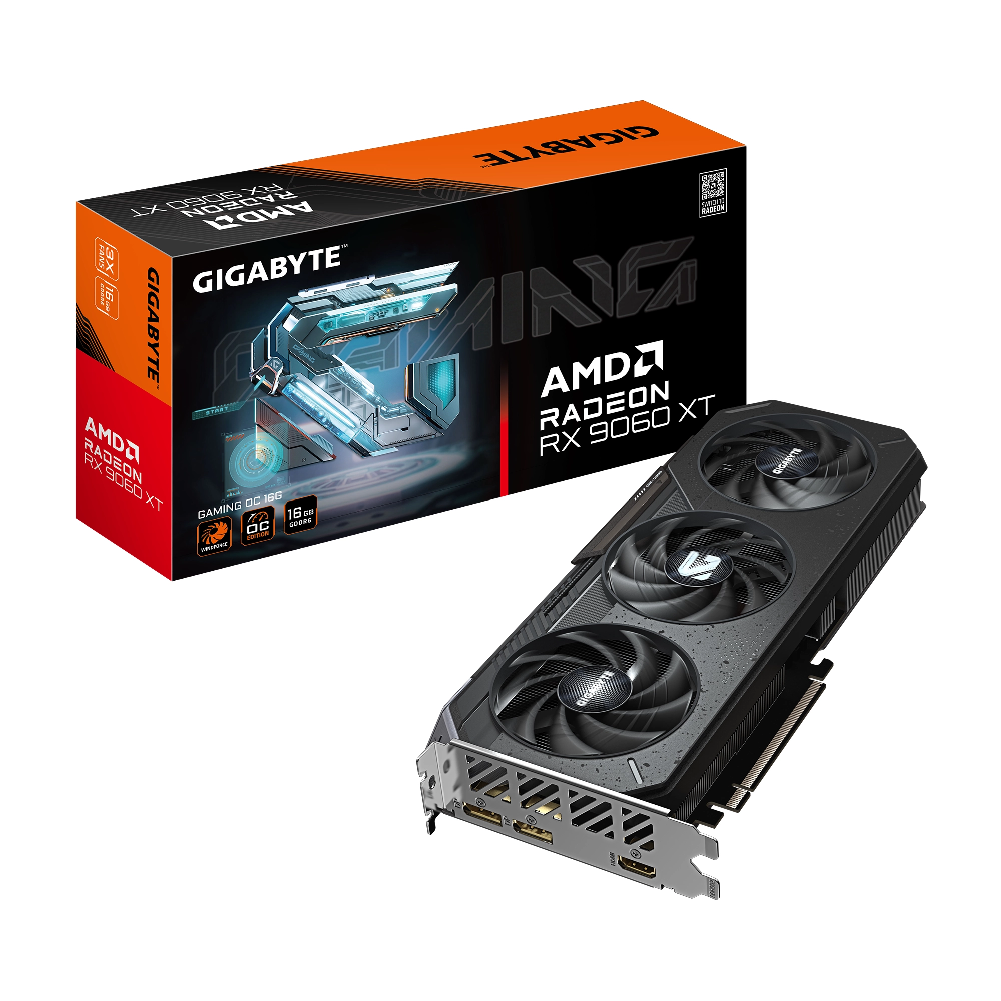 Karta graficzna Gigabyte Radeon RX 9060 XT GAMING OC 16GB GDDR6 128bit FSR