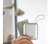 Powerbank Bazic Fusion Mini 10000mAh Wbudowany kabel USB-C/Lightning PD 20W Szary