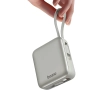 Powerbank Bazic Fusion Mini 10000mAh Wbudowany kabel USB-C/Lightning PD 20W Szary