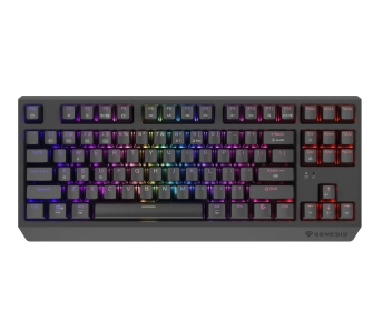 Klawiatura mechaniczna Genesis Thor 230 TKL US RGB Outemu Panda Czarny