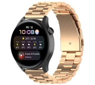 Bizon ze stali nierdzewnej do smartwatcha Aura QuickRelease 20 mm różowo-złoty