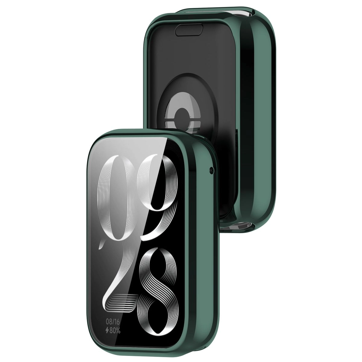 Nakładka na tarczę Bizon Felipe do Xiaomi Mi Smart Band 9 Pro zielony