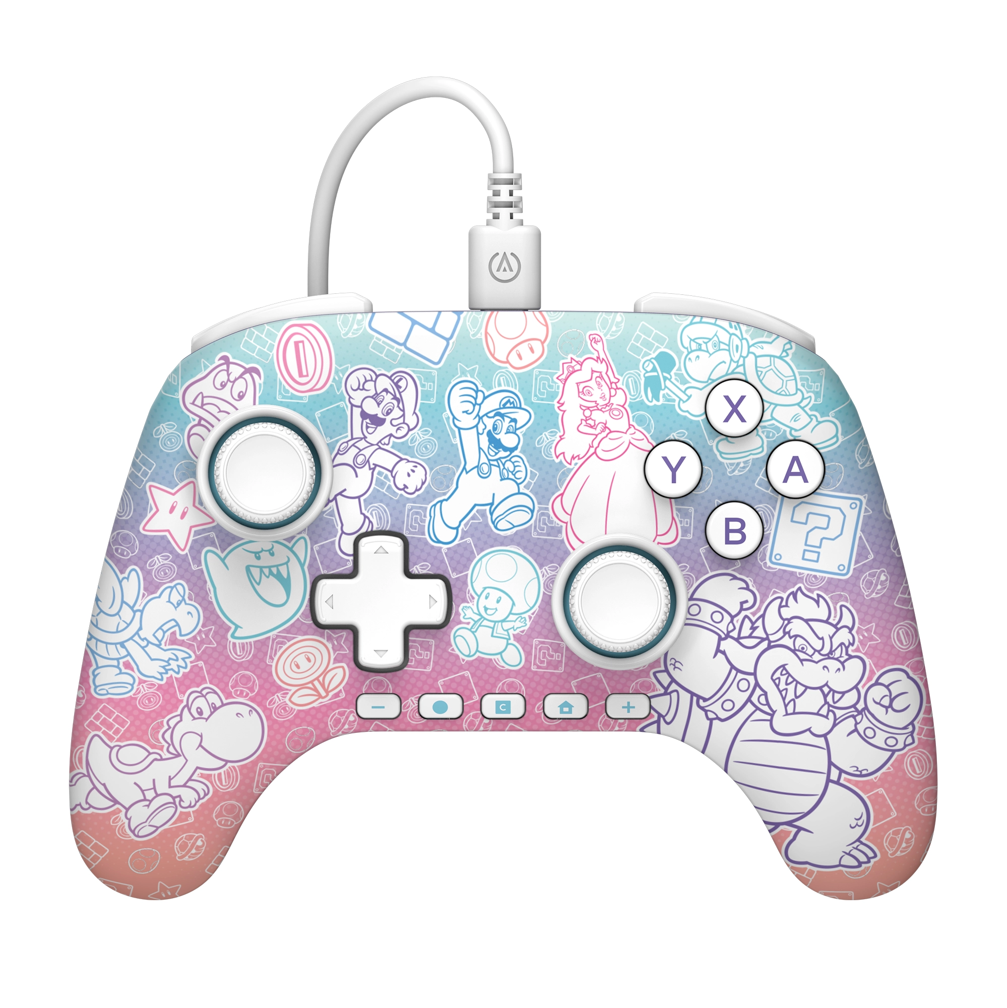 Pad PowerA Advantage Wired Controller Mushroom Kingdom do Nintendo Switch 2 Przewodowy