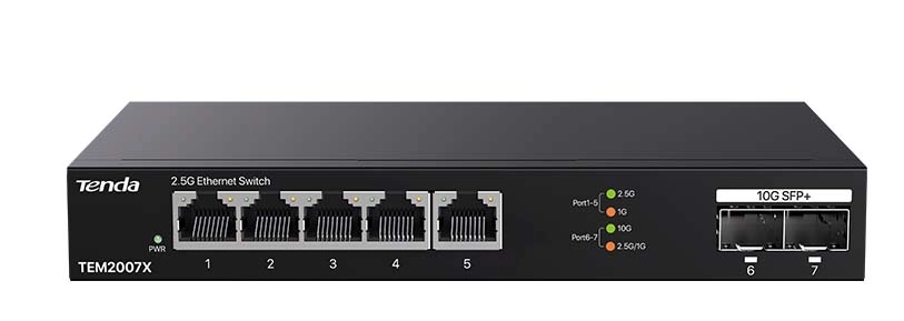 Switch Tenda TEM2007X Czarny