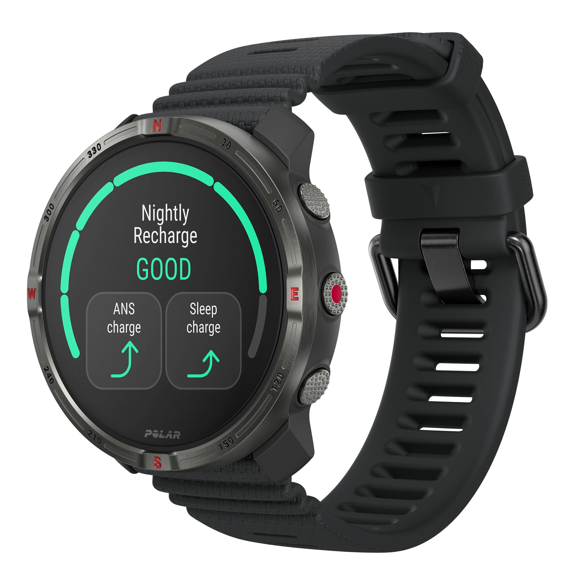 Polar Grit X2 44mm GPS S-L Czarny
