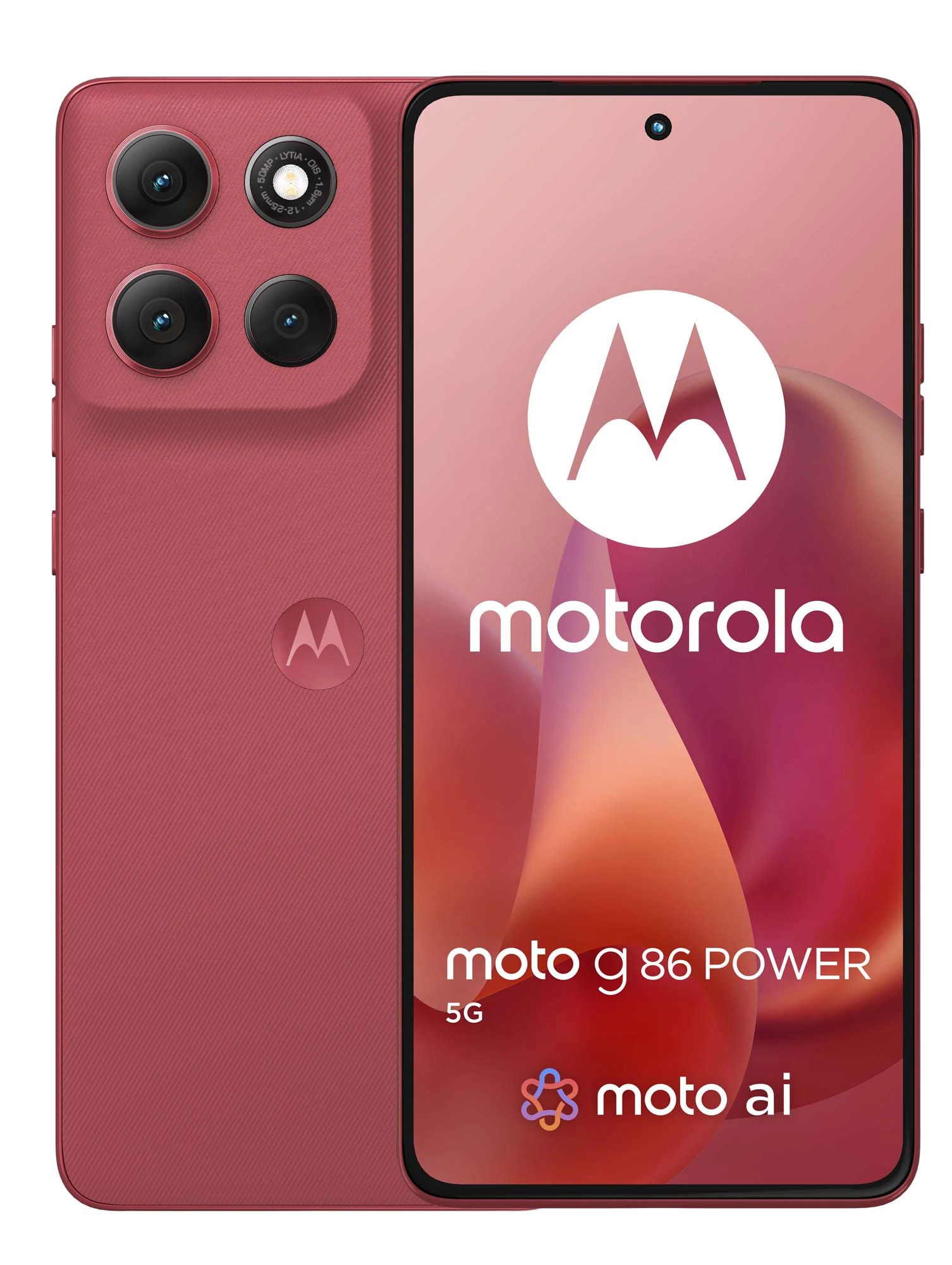 Smartfon Motorola moto G86 Power 5G 12/256GB Funkcje AI 6,67" 120Hz 50Mpix Różowy