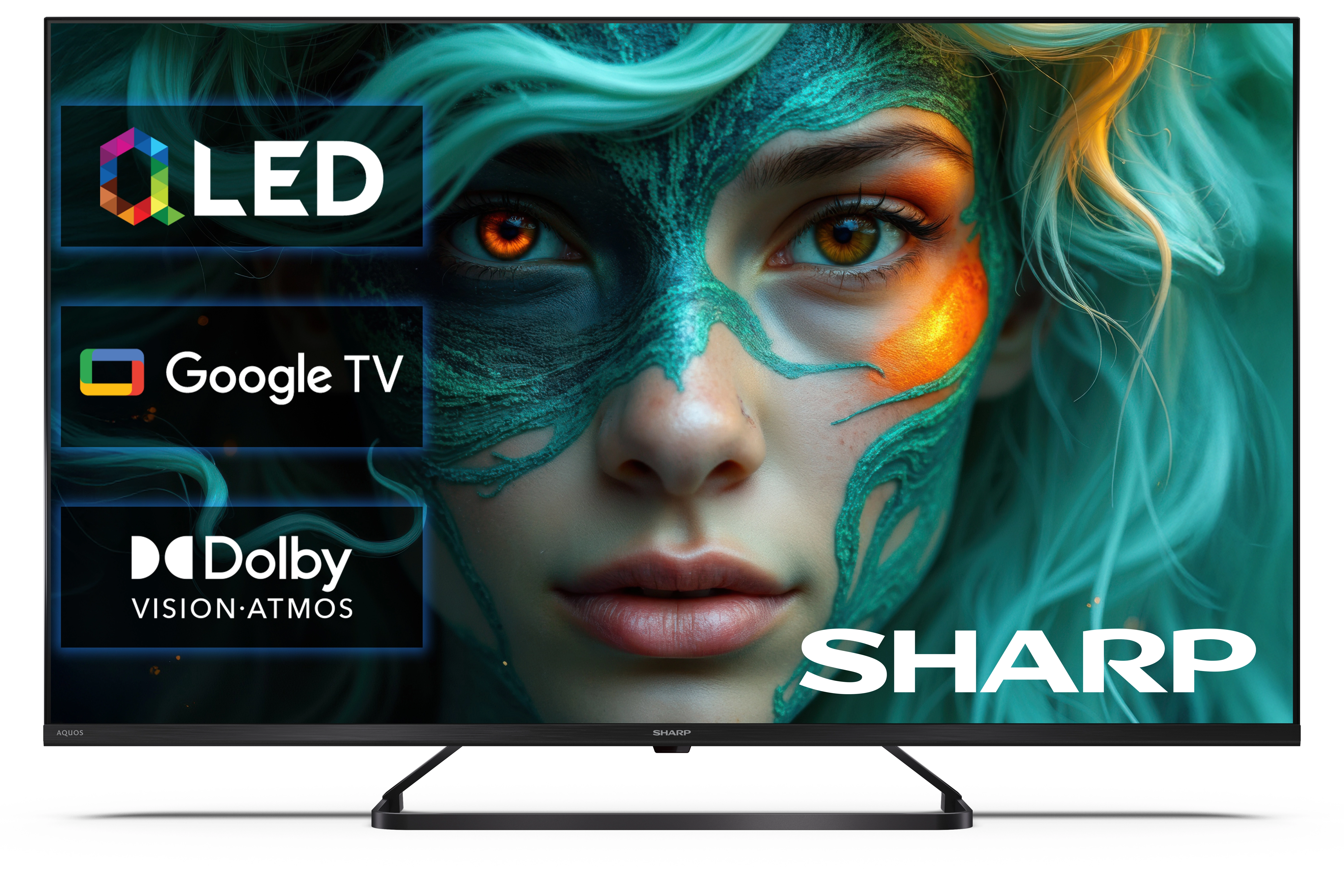 Telewizor Sharp 43HP6765E 43" QLED 4K Google TV Dolby Vision Dolby Atmos HDMI 2.1 DVB-T2
