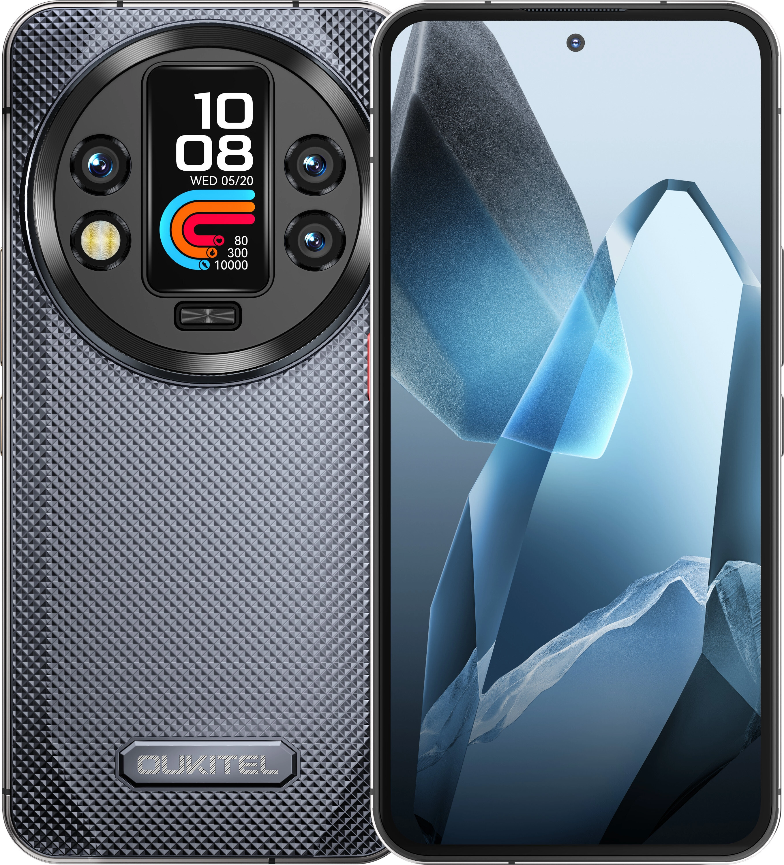 Smartfon Oukitel WP200 Pro 5G 24/1TB Funkcje AI 6,7" 120Hz 108Mpix Szary