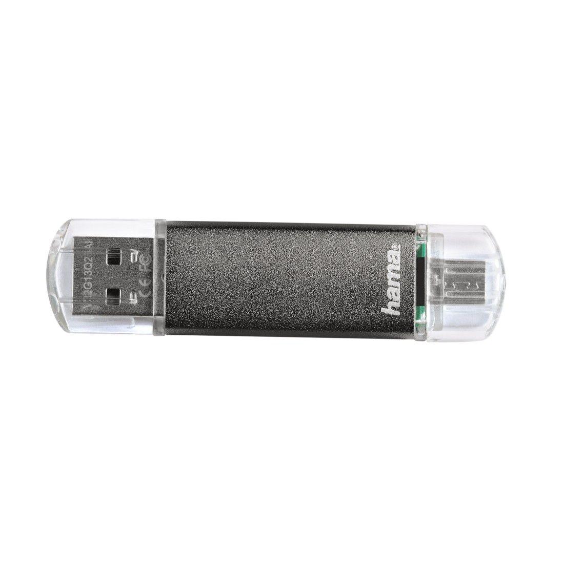 PenDrive Hama Laeta Twin 32GB USB 2.0 - micro USB