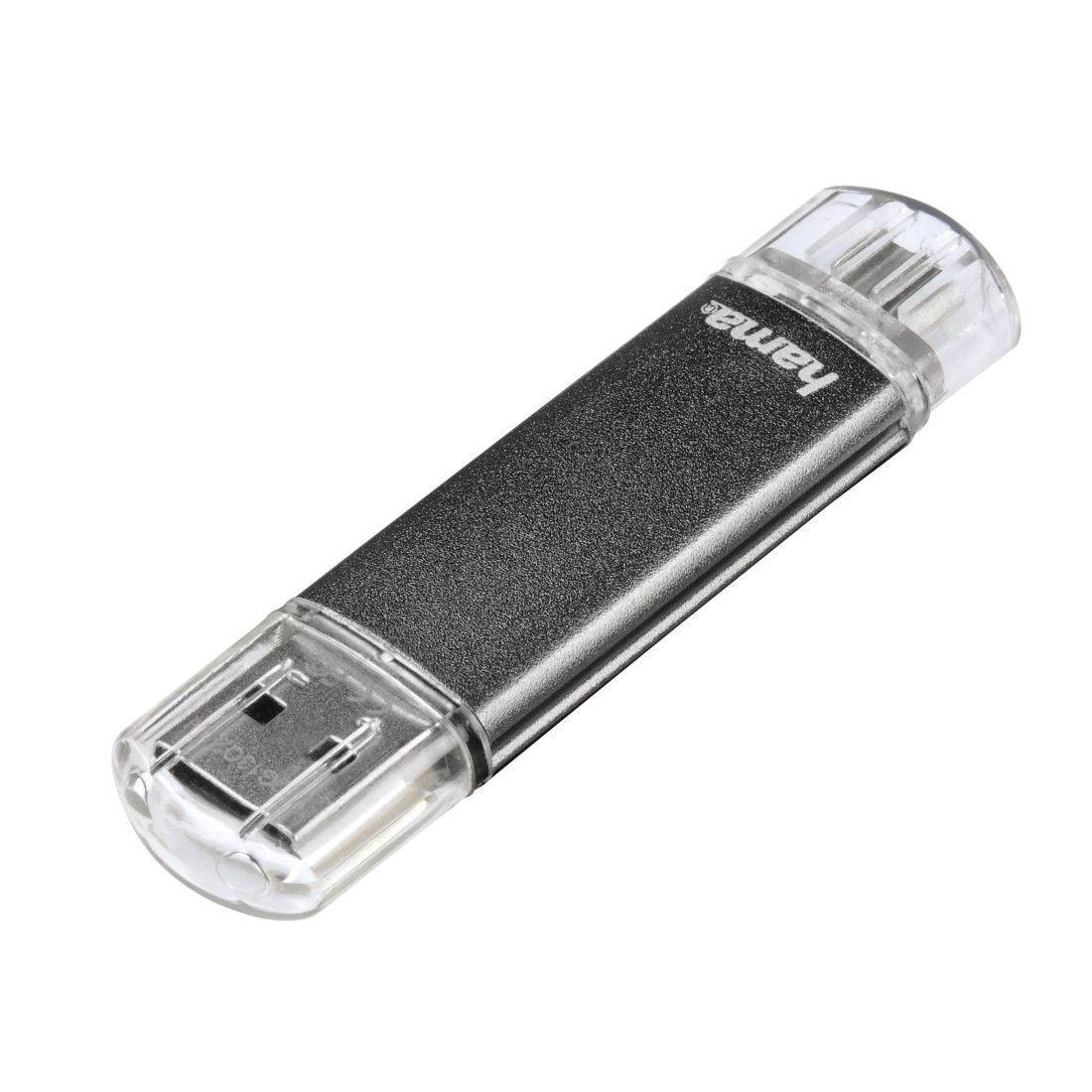 PenDrive Hama Laeta Twin 32GB USB 2.0 - micro USB