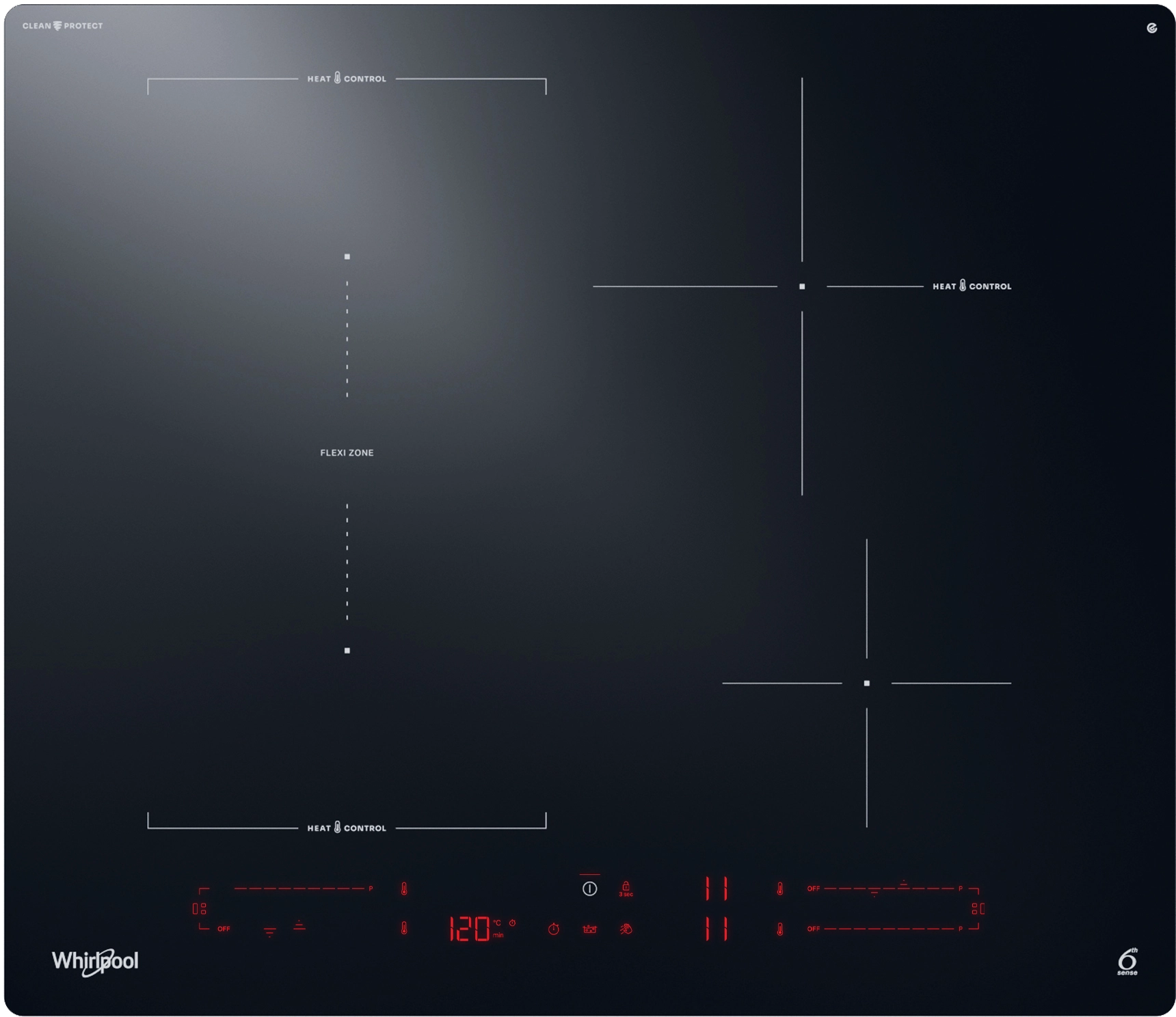Płyta indukcyjna Whirlpool WTX6014DCF HeatControl 59cm