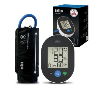 Ciśnieniomierz Braun ExactFit 2 BUA4050EU Wykrywanie arytmii