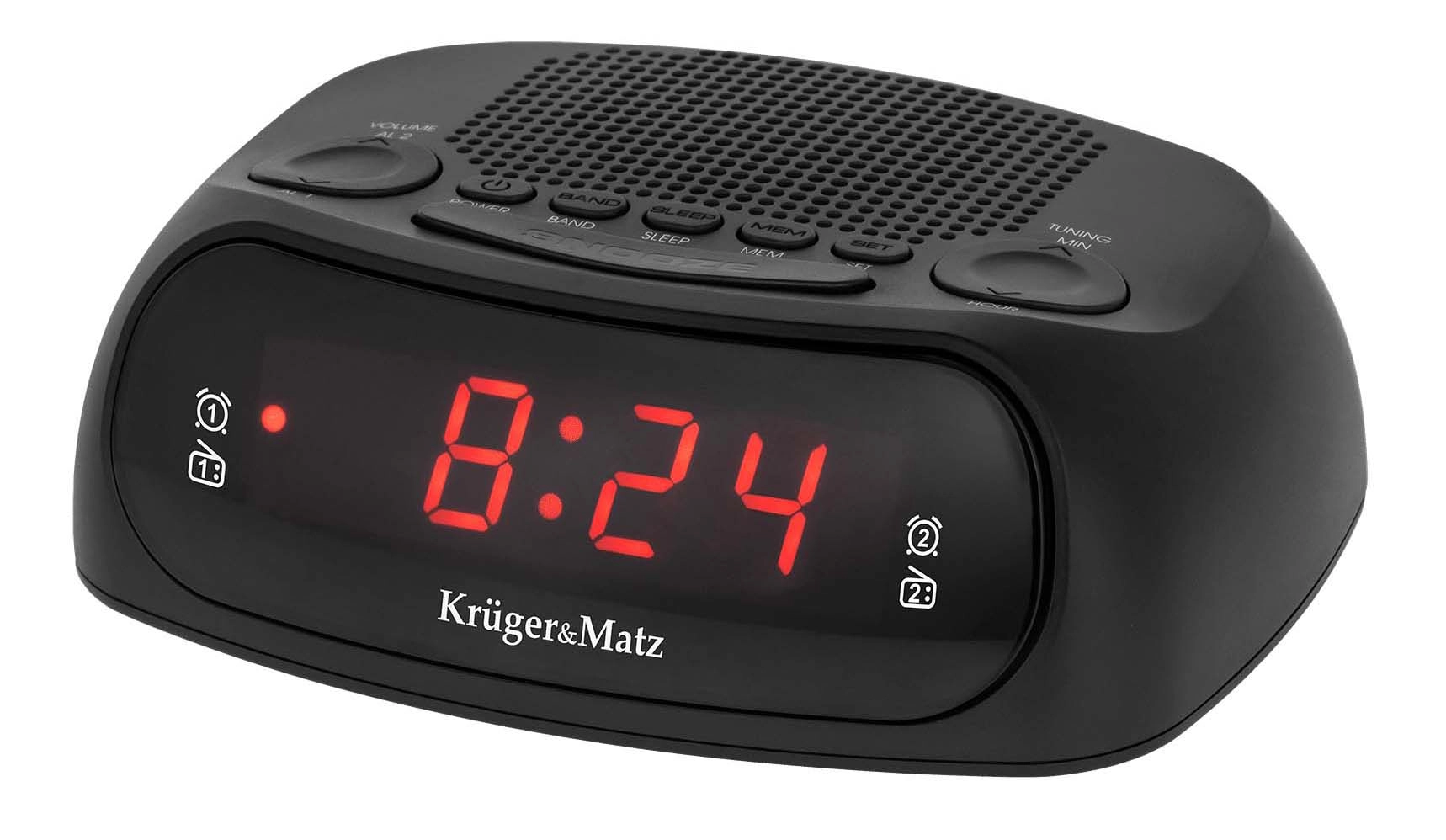 Radiobudzik Kruger & Matz KM0824 Czarny