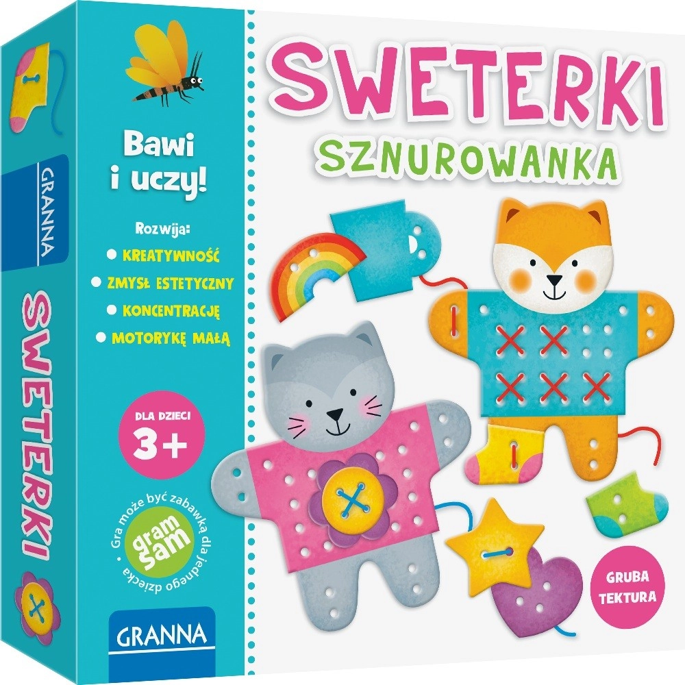 Gra planszowa Sweterki sznurowanka