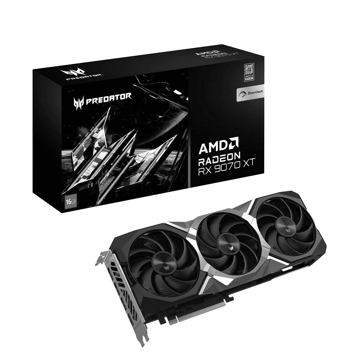 Karta graficzna Acer Predator BiFrost Radeon RX 9070 XT OC 16GB GDDR6 256bit FSR