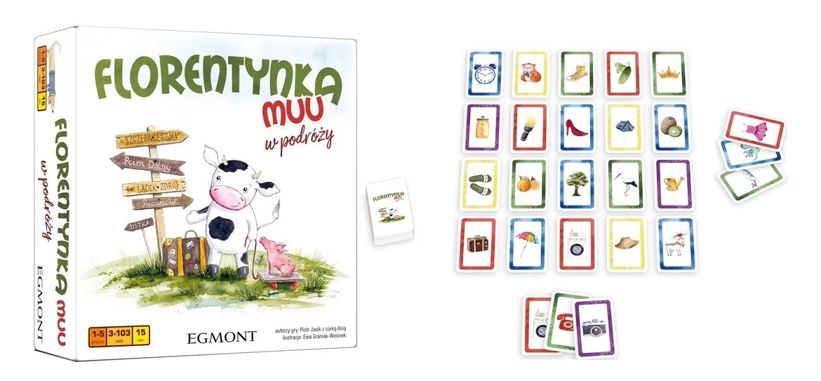 Gra karciana Florentynka Muu w podróży