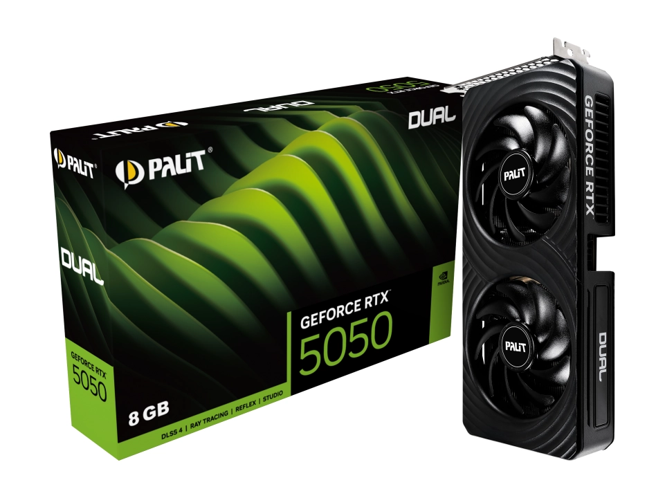 Karta graficzna Palit GeForce RTX 5050 Dual 8GB GDDR6 128bit DLSS 4