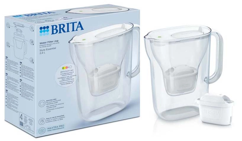 Brita Style Essential 2,4l 1 wkład Biały
