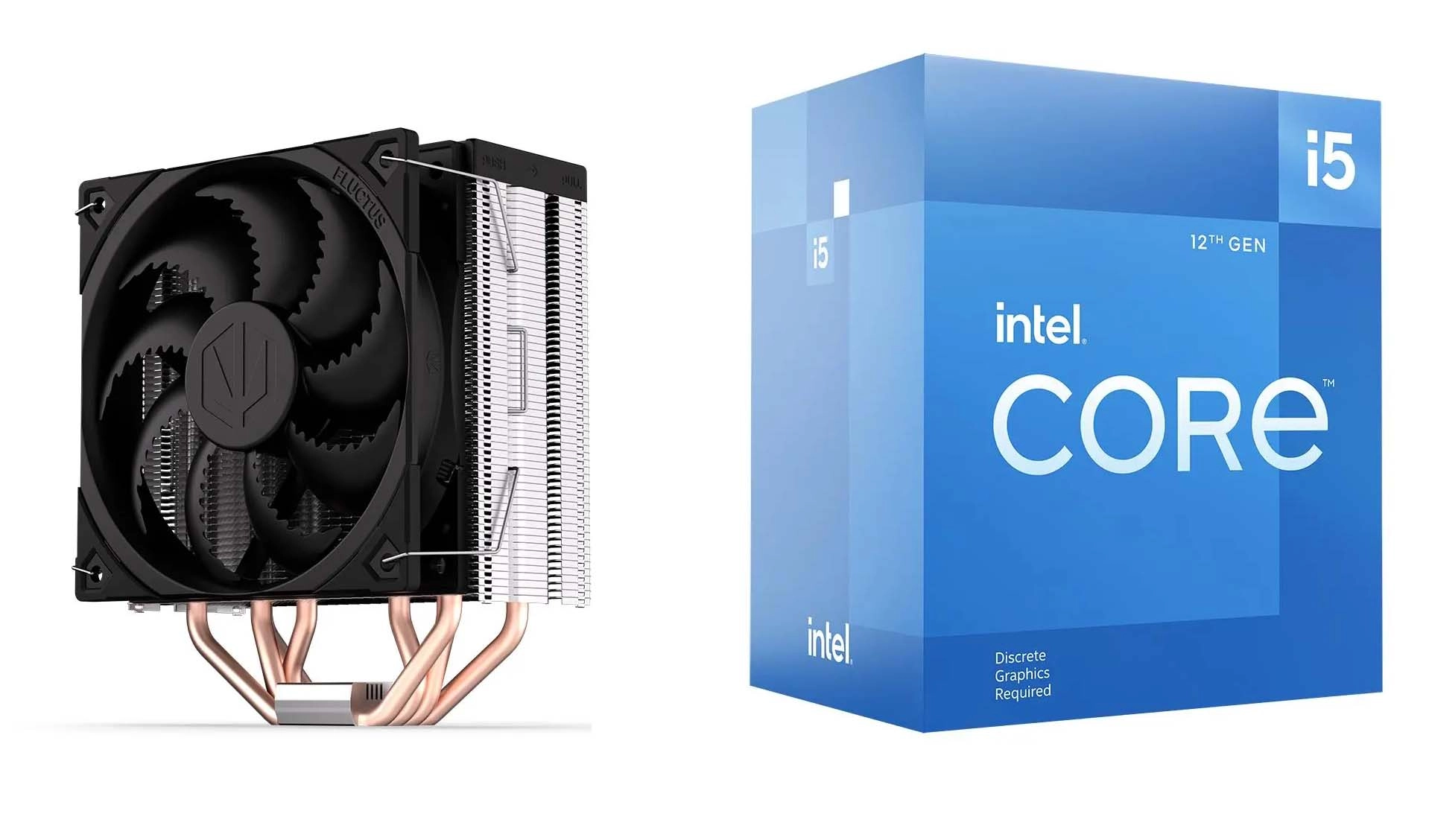 Procesor Intel® Core™ i5-12400F BOX (BX8071512400F) + Fera 5 Szary