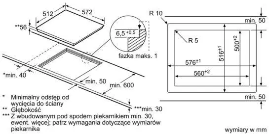 Płyta indukcyjna Siemens iQ300 EH601FFB1E 57,2cm
