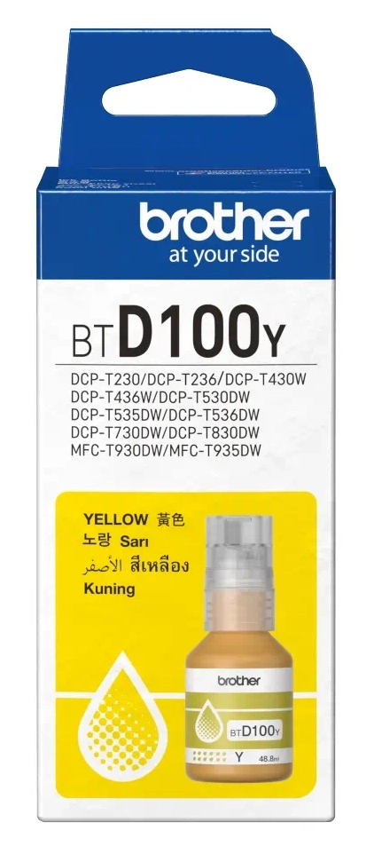 Tusz Brother BTD100Y Żółty 48,8ml