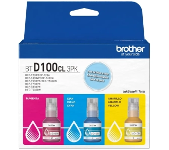 Zestaw tuszów Brother BTD100CLVAL Kolor 146,4ml