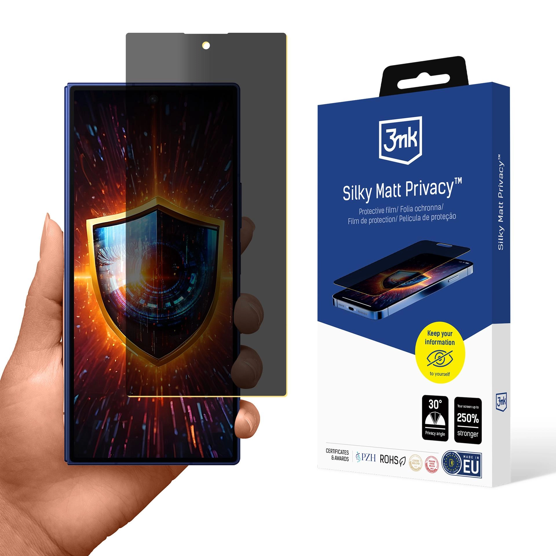 Folia ochronna 3mk Silky Matt Privacy do Samsung Galaxy Z Fold 7
