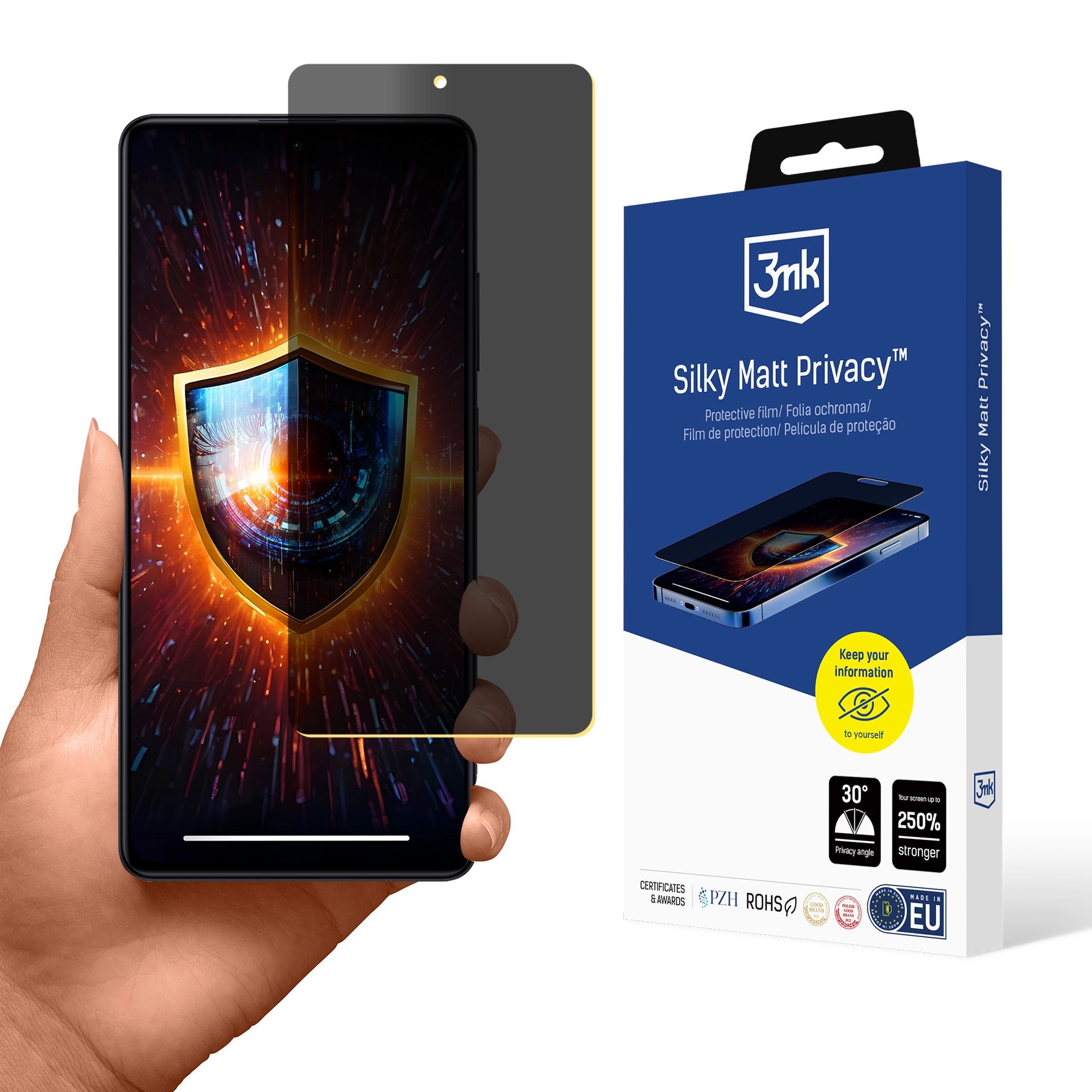 Folia ochronna 3mk Silky Matt Privacy do Redmi Note 12 Pro