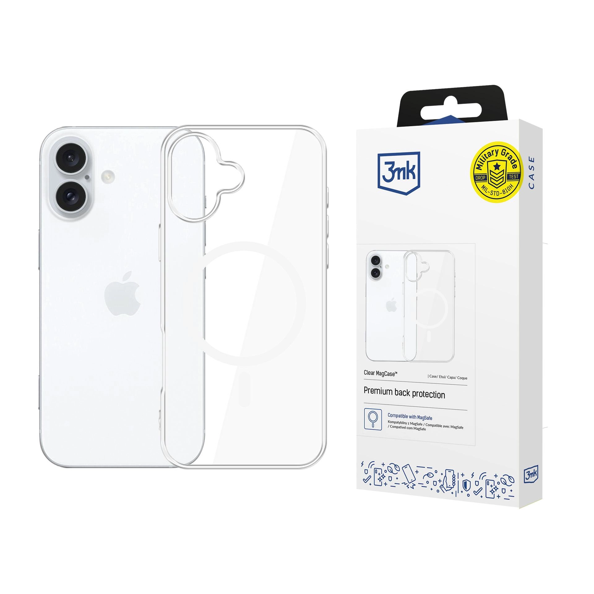 Etui 3mk Clear MagCase do Apple iPhone 17