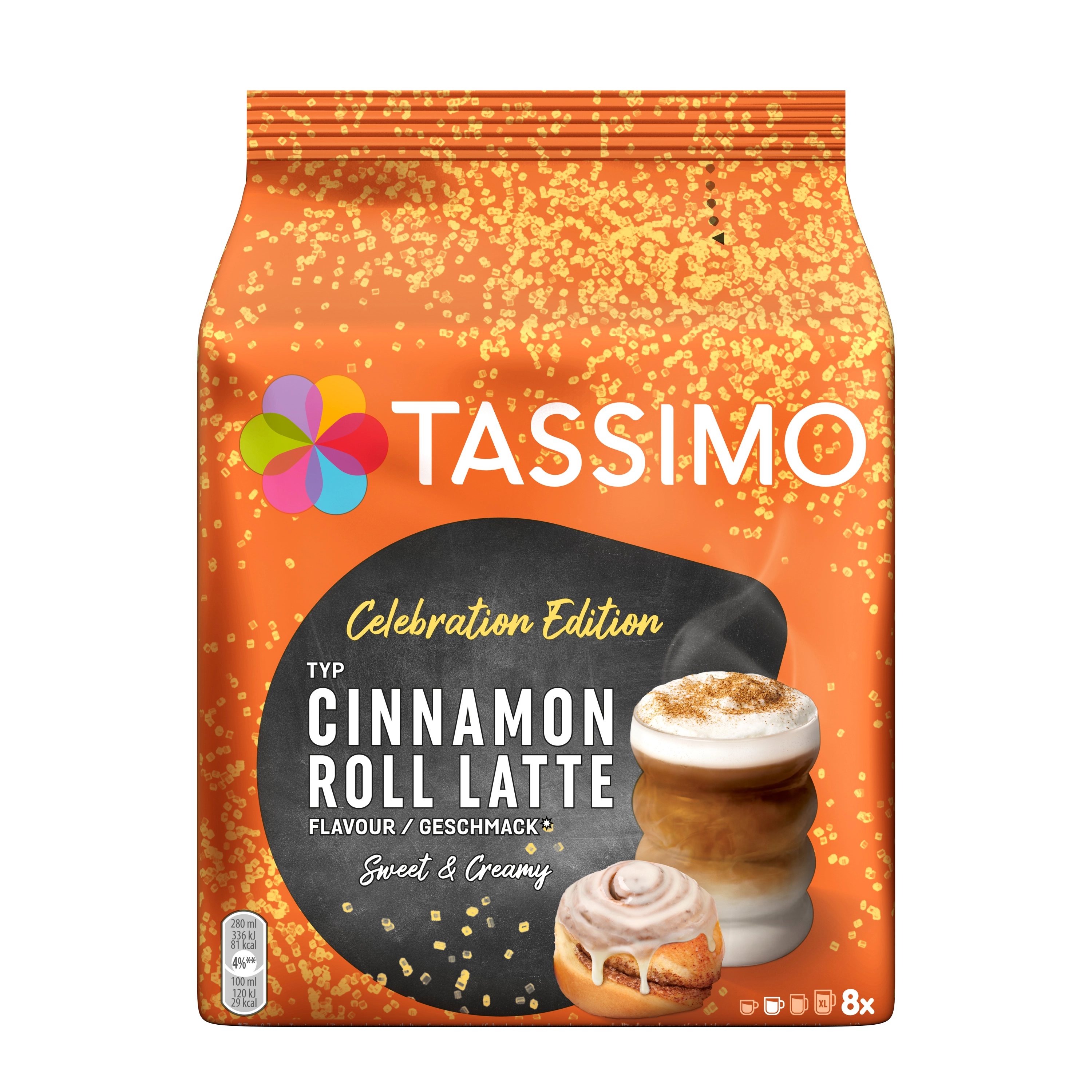 Kapsułki Tassimo Cinnamon Roll Latte 16szt.