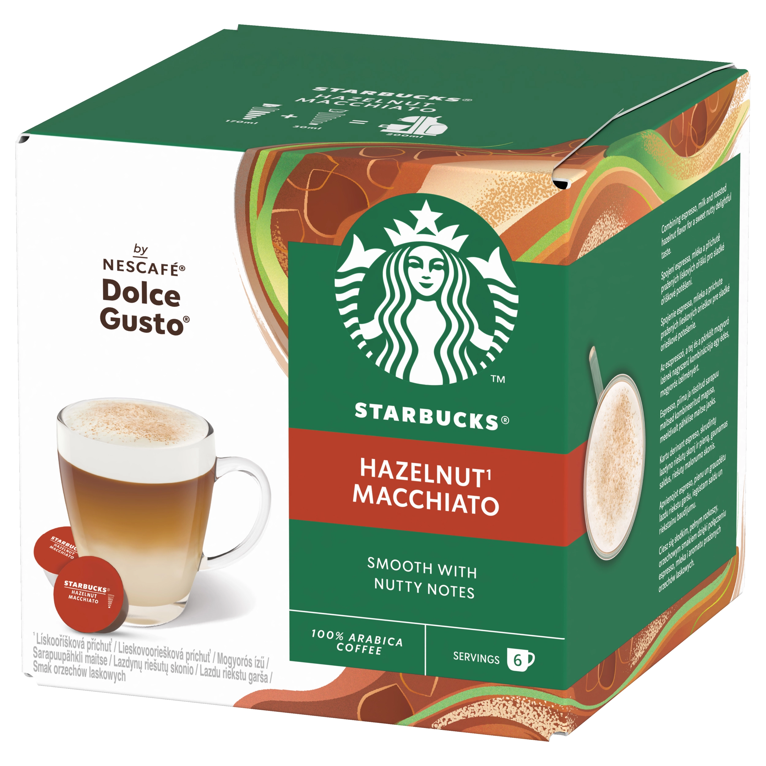 Kapsułki Starbucks Nescafe Dolce Gusto Hazelnut Macchiato 12szt.