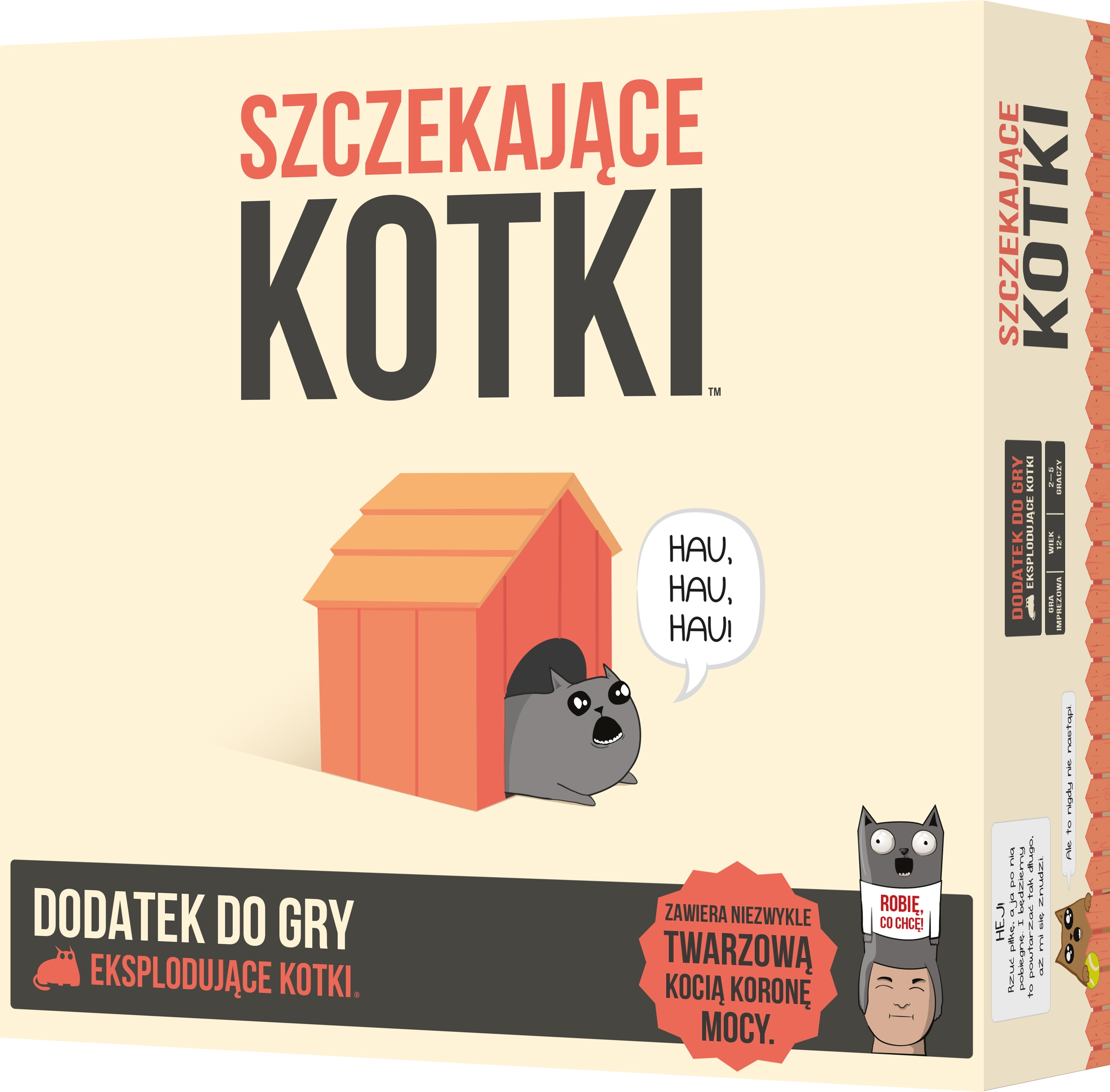 Rozszerzenie do gry Eksplodujące Kotki: Szczekające Kotki
