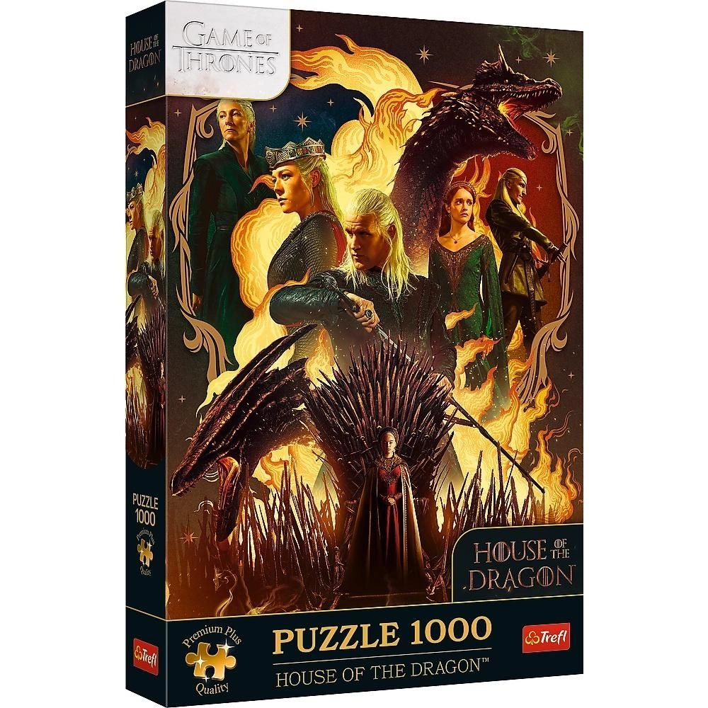 Puzzle Gra o Tron Ród Smoka 1000 elementów