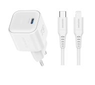 Swissten 22070140 GaN 1x USB-C - Lightning 20W Biały