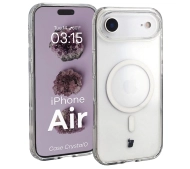 Bizon CrystalO z MagSafe do iPhone Air Półprzezroczyste z przezroczystą ramką