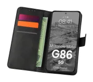 Bizon Case Pocket do Motorola Moto G86 5G Czarny