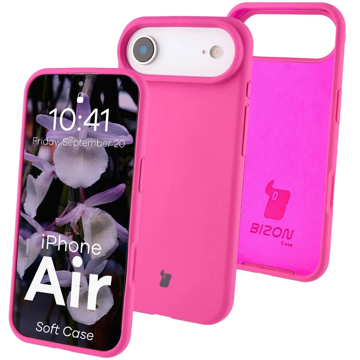 Etui Bizon Soft do Apple iPhone Air Fuchsia